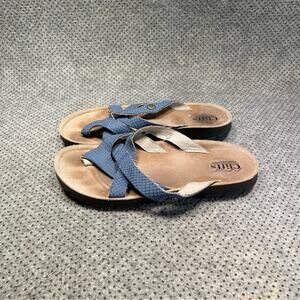 Cliffs by White Mountain Blue Sandals Size 9 Women’s
